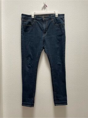 American Eagle Outfitters Skinny Jeans in Dark Blue